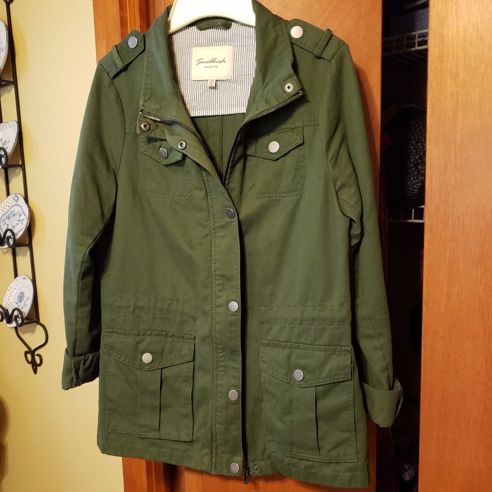 Ladies olive green jacket